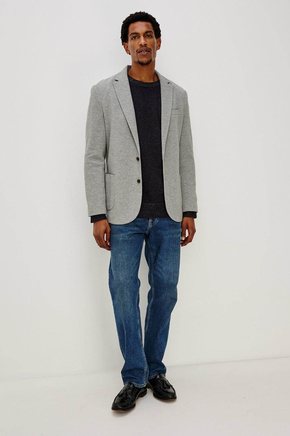 LORENZ BLAZER - HEATHER GREY| Rails outlet