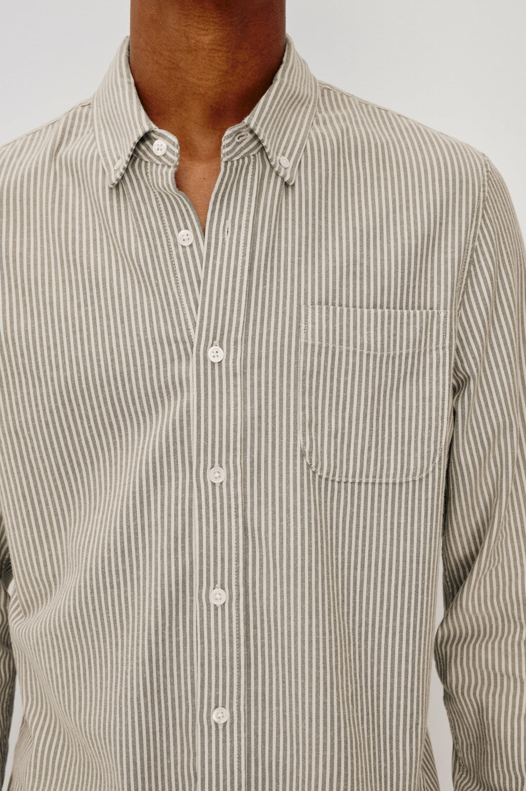 VANCE SHIRT - CEDAR OAT STRIPE| Rails outlet
