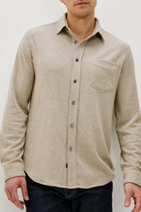 HAWKE SHIRT - TAUPE TWILL| Rails discount