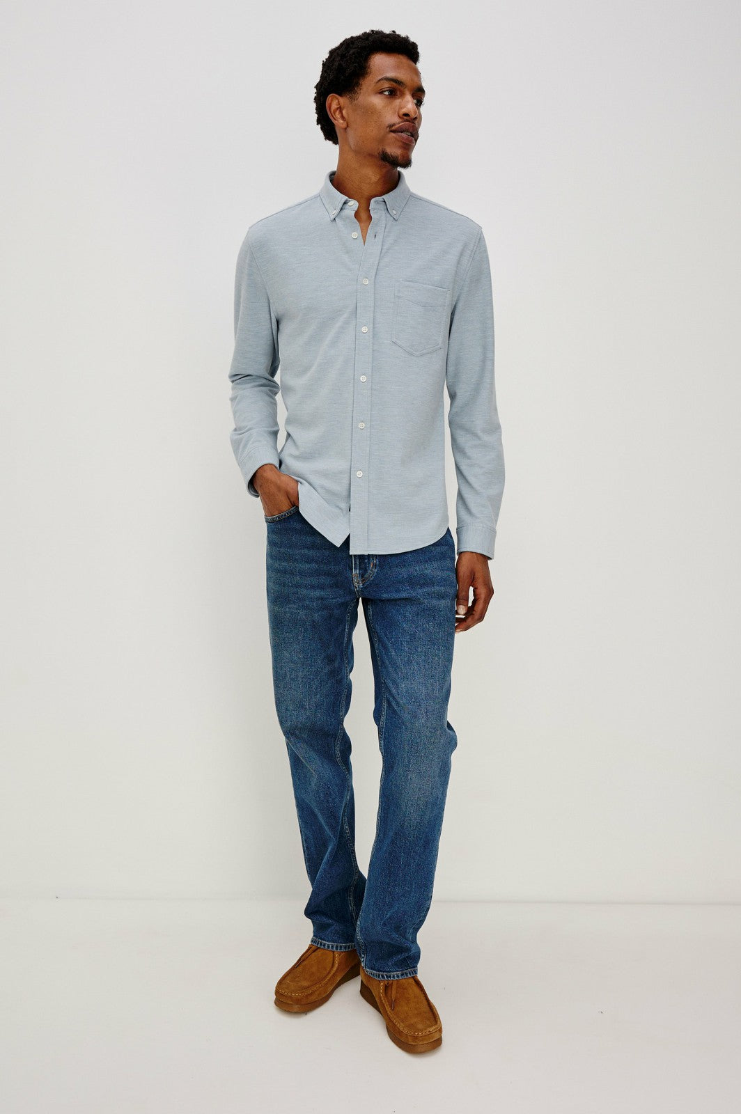 VINCENT SHIRT - BLUE OXFORD| Rails sale