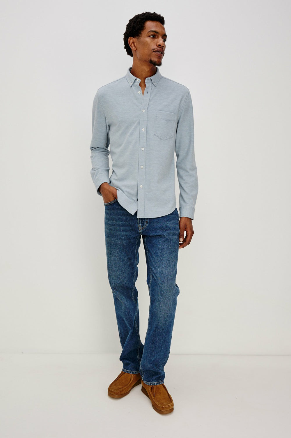VINCENT SHIRT - BLUE OXFORD| Rails sale