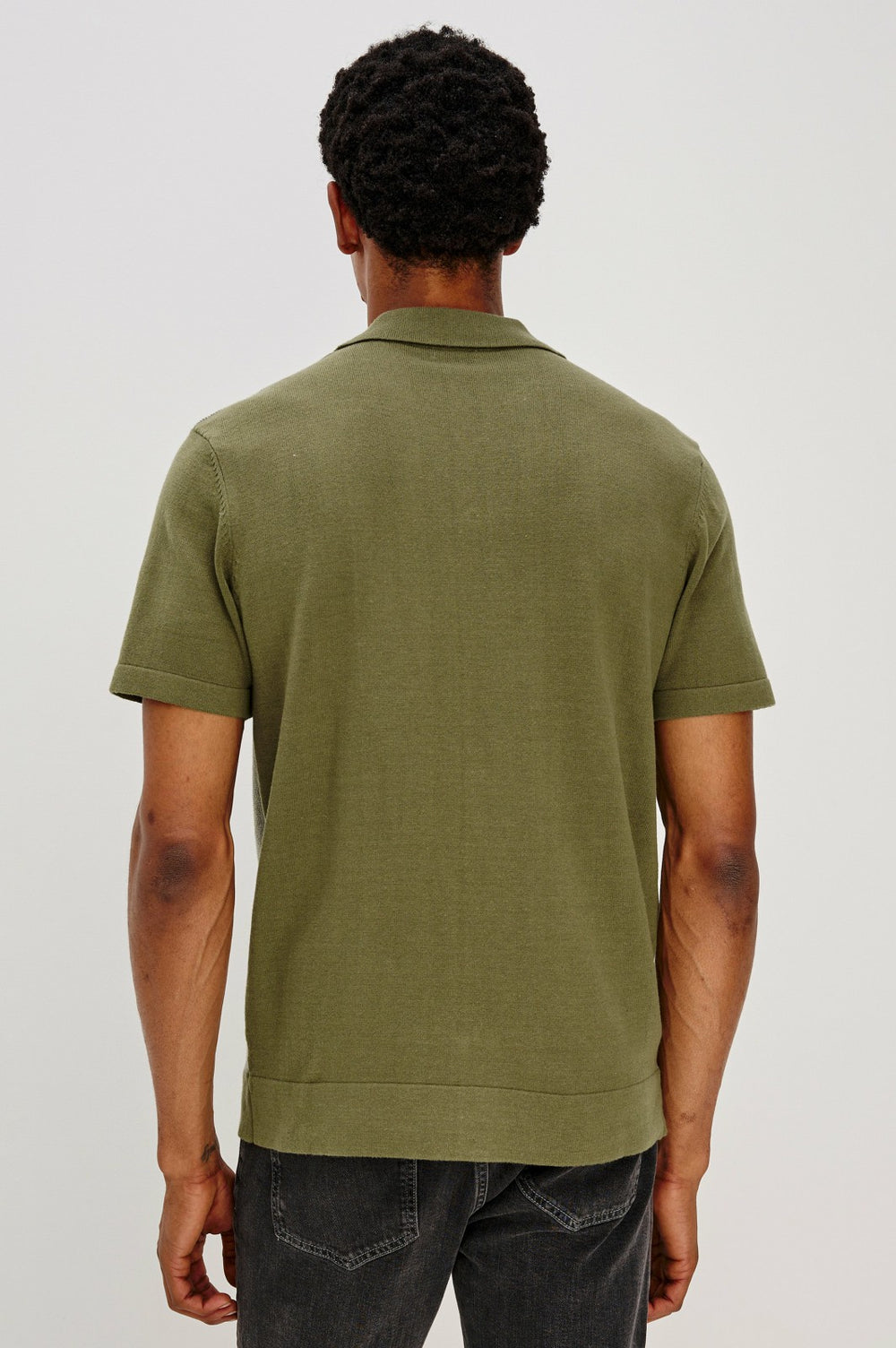 SILAS SHIRT - OLIVE KHAKI STRIPE| Rails US