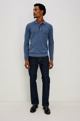 FENTON SWEATER - BLUE MELANGE| Rails sale