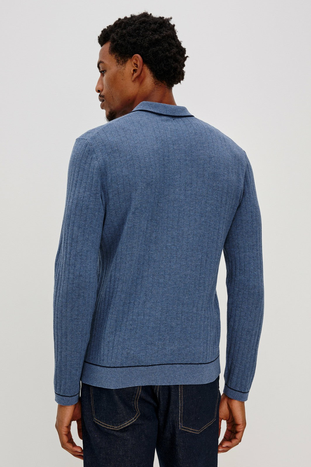 FENTON SWEATER - BLUE MELANGE| Rails sale