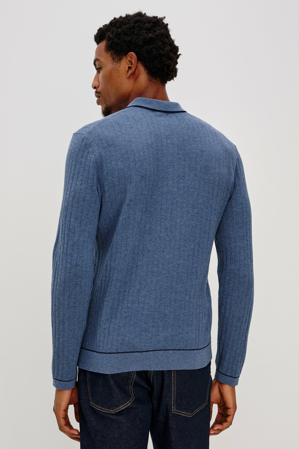 FENTON SWEATER - BLUE MELANGE| Rails sale