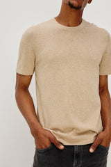 MASON COTTON CASHMERE T-SHIRT - OAT HEATHER| Rails for sale