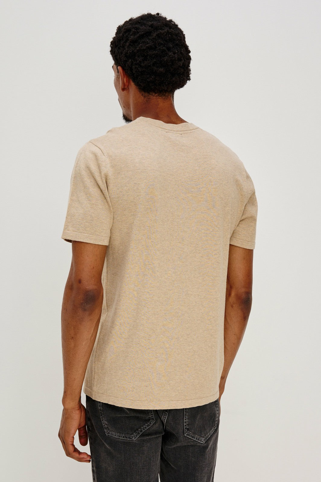 MASON COTTON CASHMERE T-SHIRT - OAT HEATHER| Rails for sale