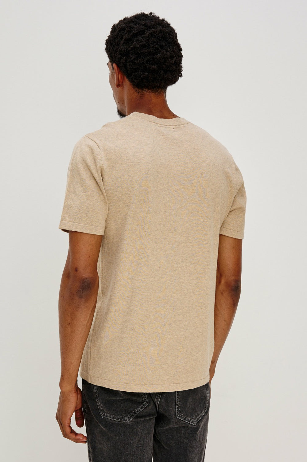 MASON COTTON CASHMERE T-SHIRT - OAT HEATHER| Rails for sale
