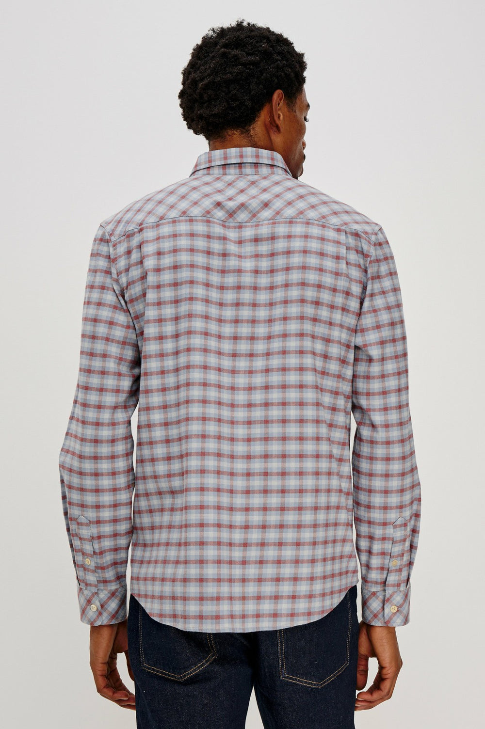VANCE SHIRT - BLUE RUBY CHECK| Rails on sale