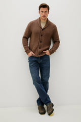 CORDEN CARDIGAN - CHESTNUT SPECKLE| Rails US