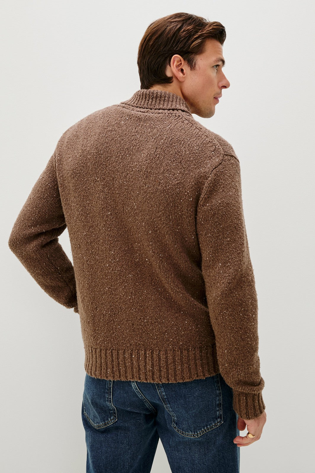 CORDEN CARDIGAN - CHESTNUT SPECKLE| Rails US