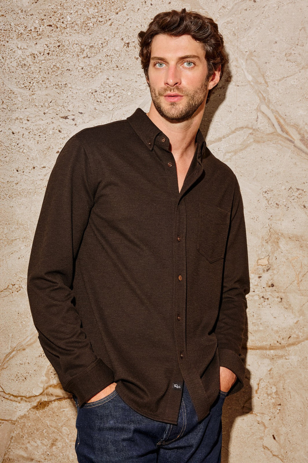 VINCENT SHIRT - ESPRESSO| Rails online