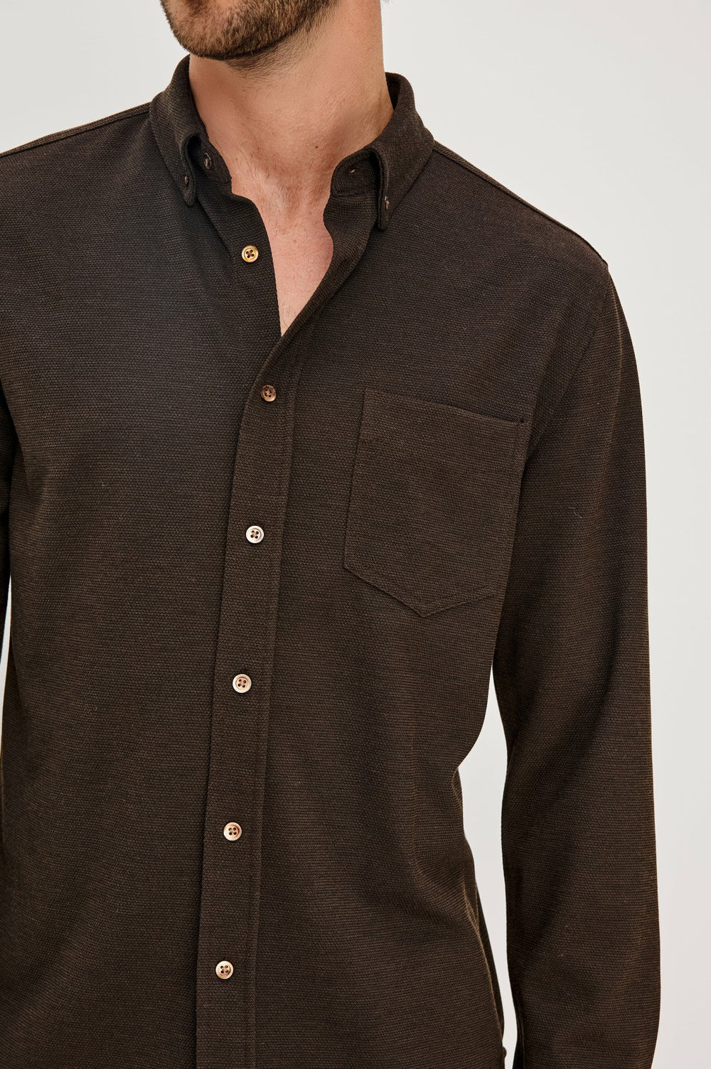 VINCENT SHIRT - ESPRESSO| Rails online