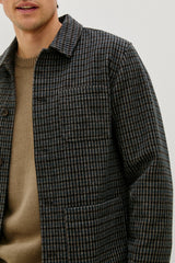 PASCAL JACKET - GREY CHECK PLAID| Rails US
