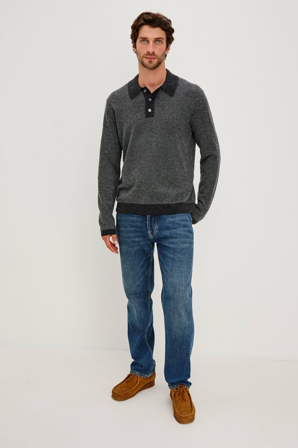 ANDERS SWEATER - CHARCOAL ICE| Rails near me