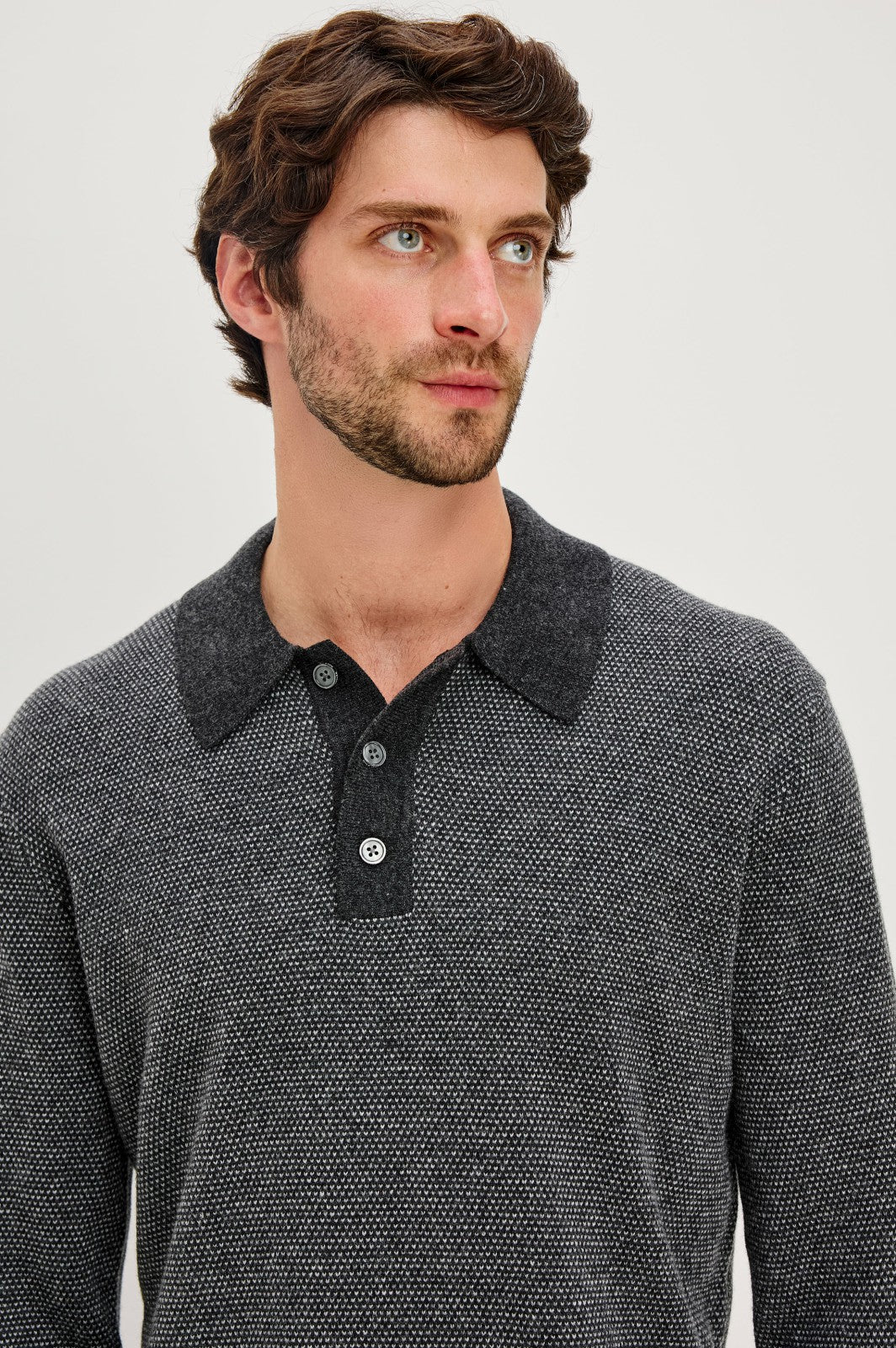 ANDERS SWEATER - CHARCOAL ICE| Rails near me