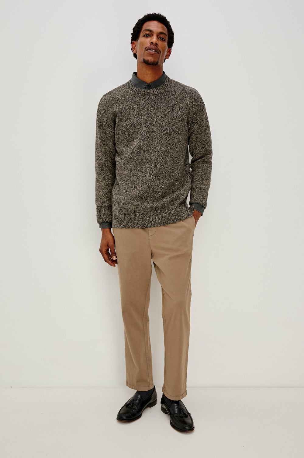 BRYCE SWEATER - NAVY CEDAR| Rails discount