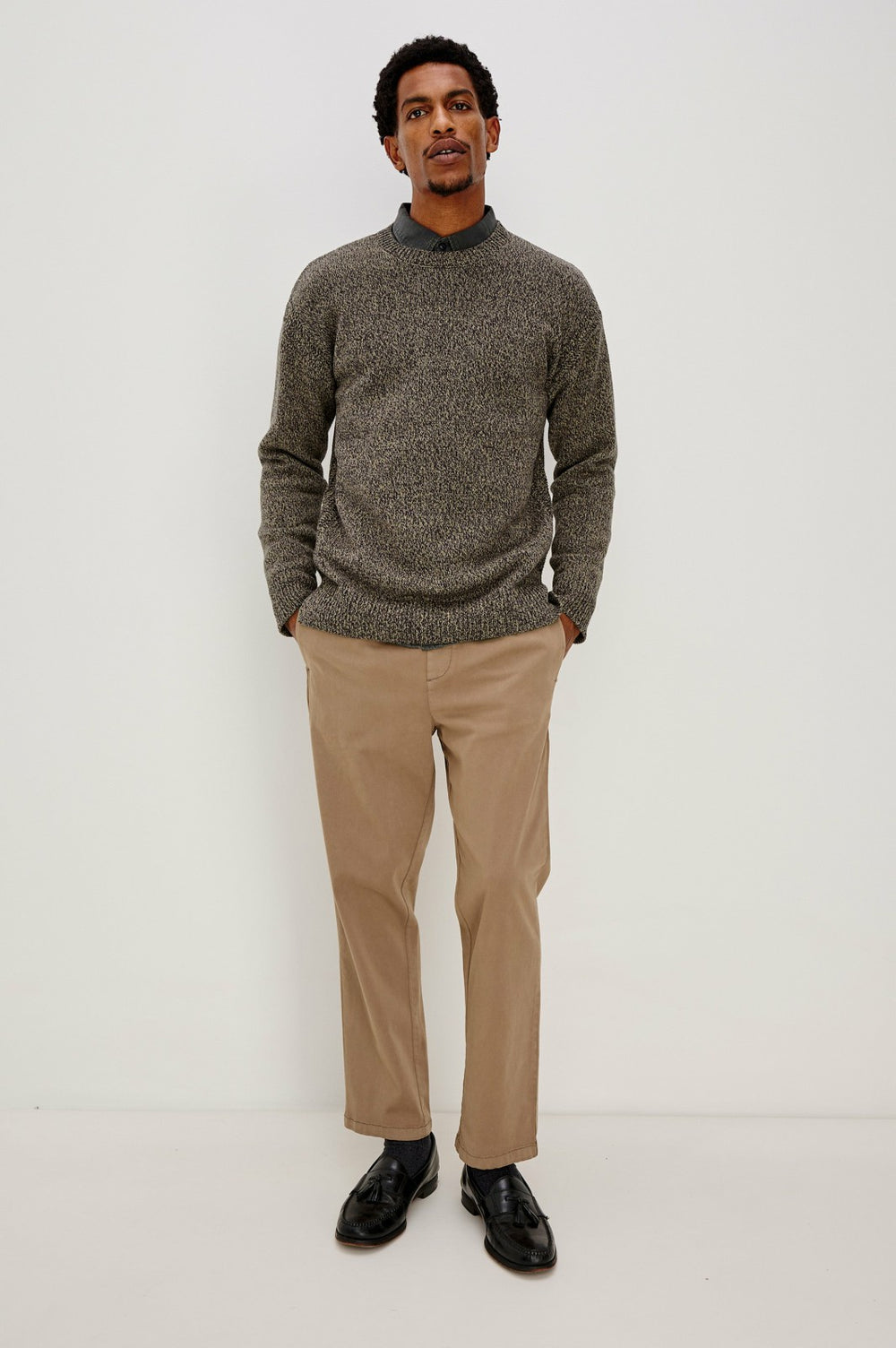 BRYCE SWEATER - NAVY CEDAR| Rails discount