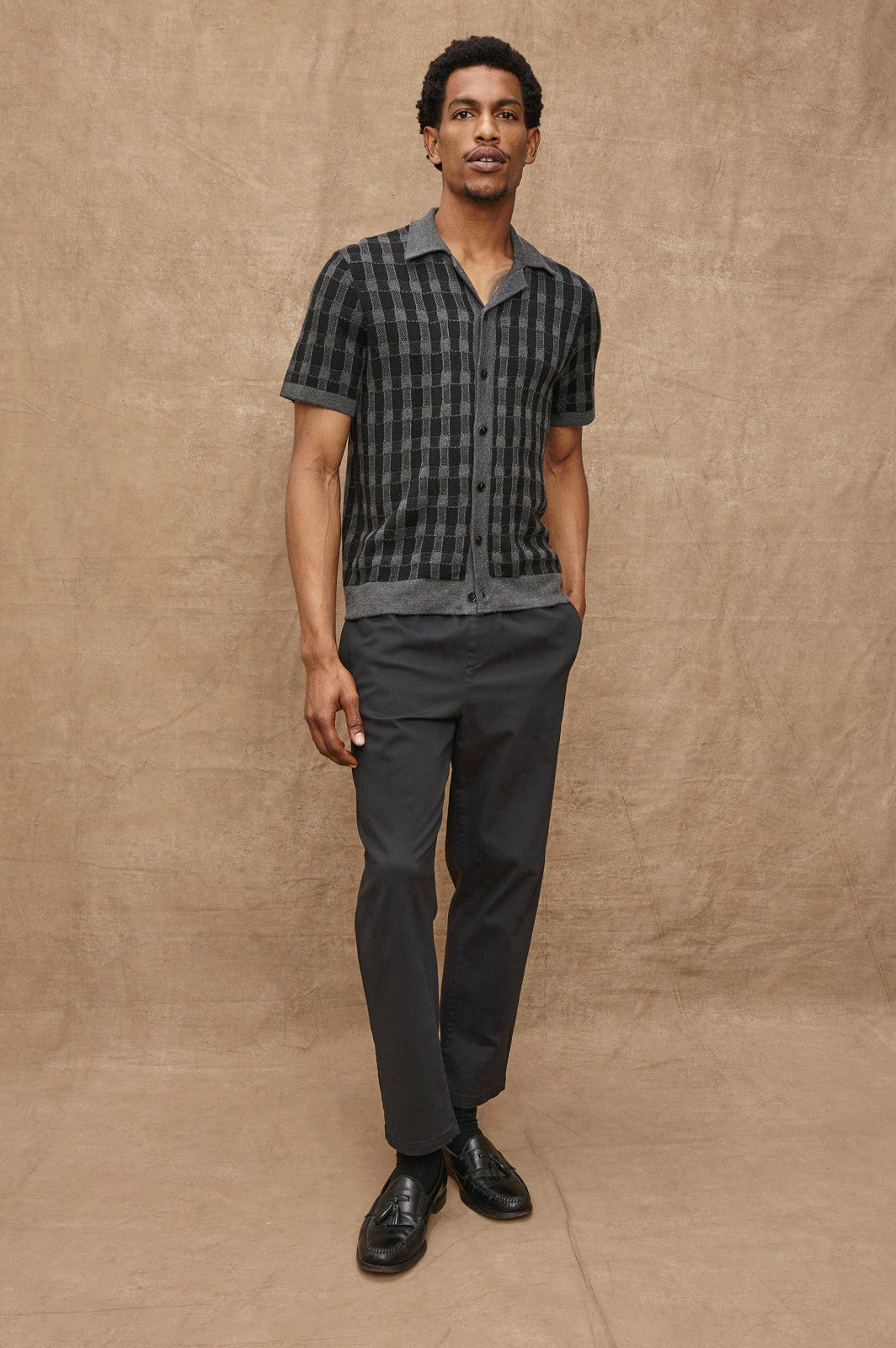 RONAN SHIRT - CHARCOAL BLACK| Rails discount
