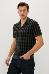 RONAN SHIRT - CHARCOAL BLACK| Rails discount