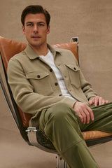 WELLS SHIRT JACKET - BARLEY| Rails discount