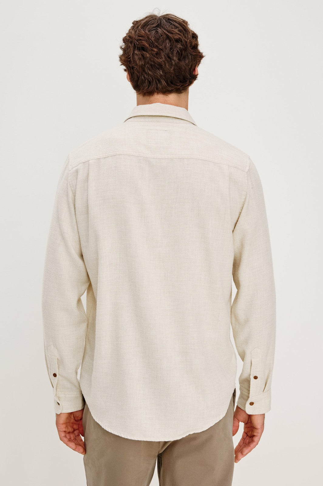 RUNSON SHIRT - CREAM HEATHER| Rails outlet