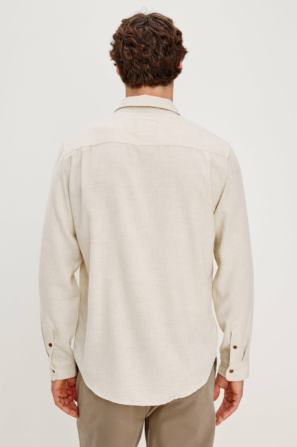 RUNSON SHIRT - CREAM HEATHER| Rails outlet