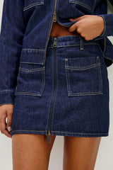 FALLBROOK SKIRT - DEEP INDIGO| Rails US