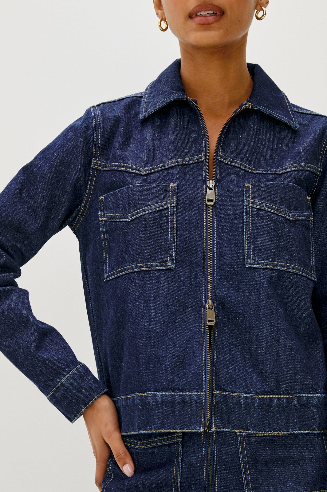 TRABUCO JACKET - DEEP INDIGO| Rails near me