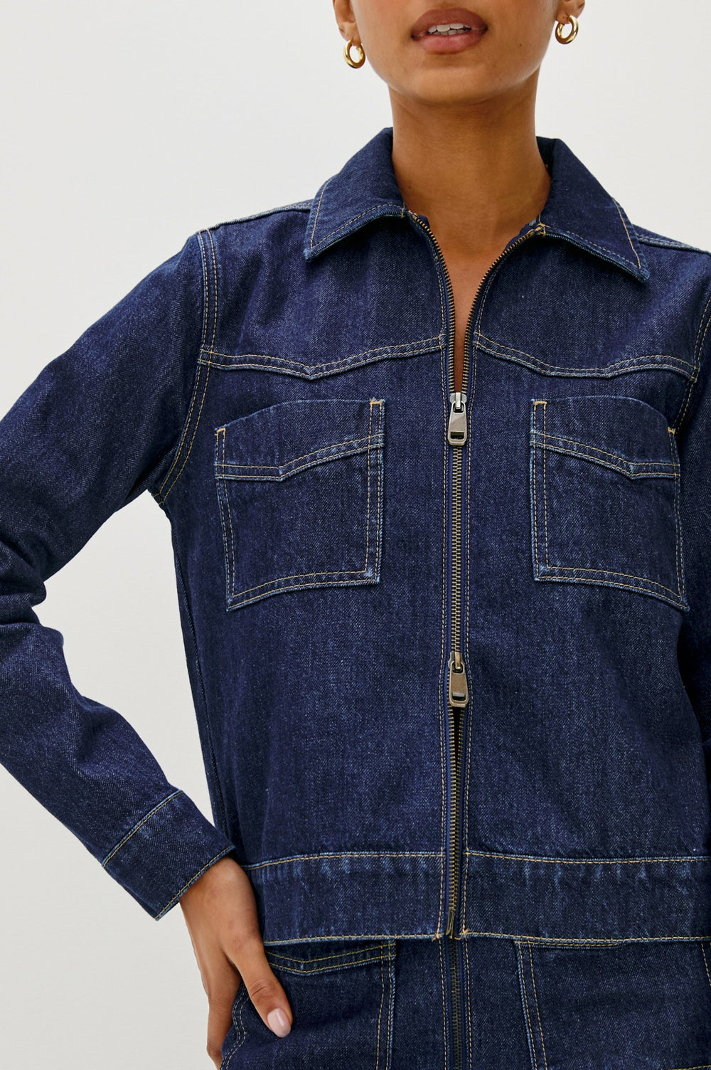 TRABUCO JACKET - DEEP INDIGO| Rails near me