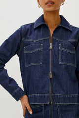 TRABUCO JACKET - DEEP INDIGO| Rails near me