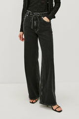 ANGELENO WIDE LEG - ASH BLACK| Rails outlet