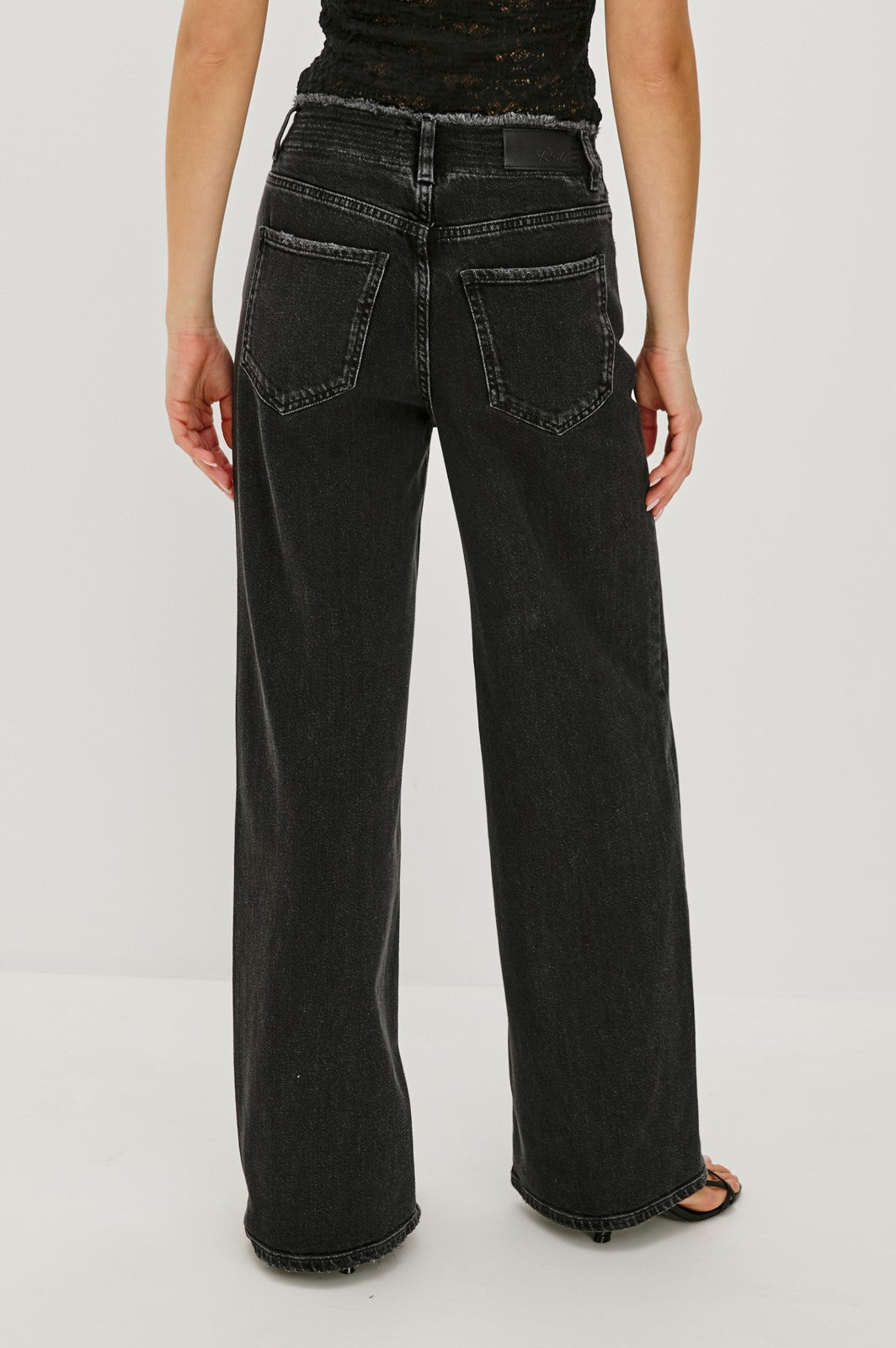 ANGELENO WIDE LEG - ASH BLACK| Rails outlet