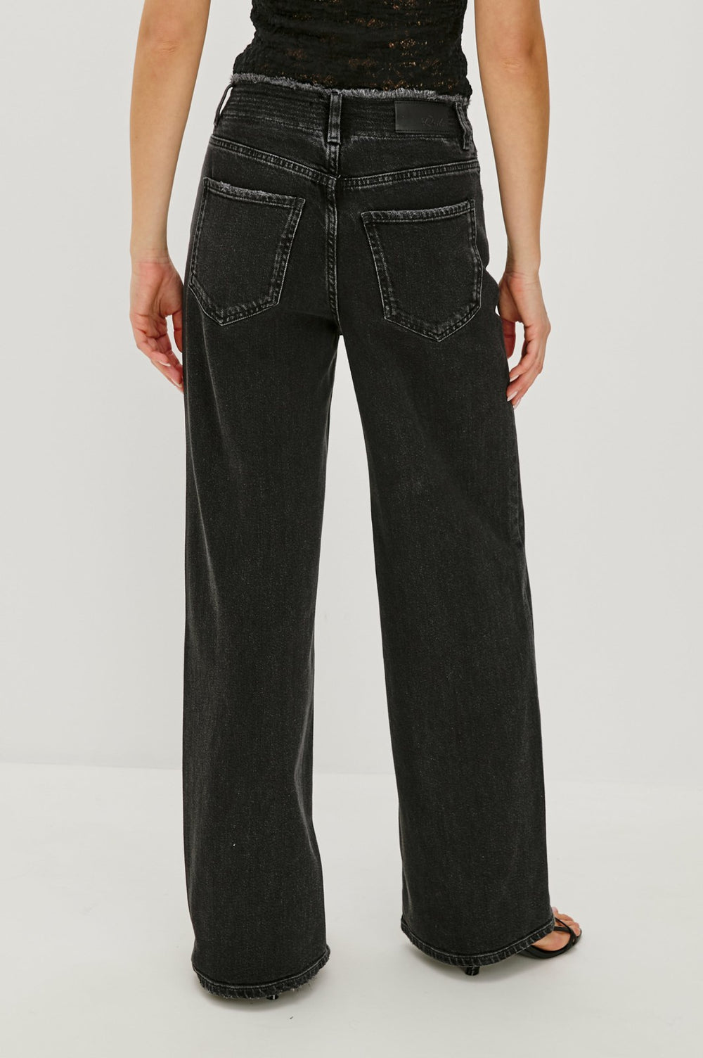 ANGELENO WIDE LEG - ASH BLACK| Rails outlet