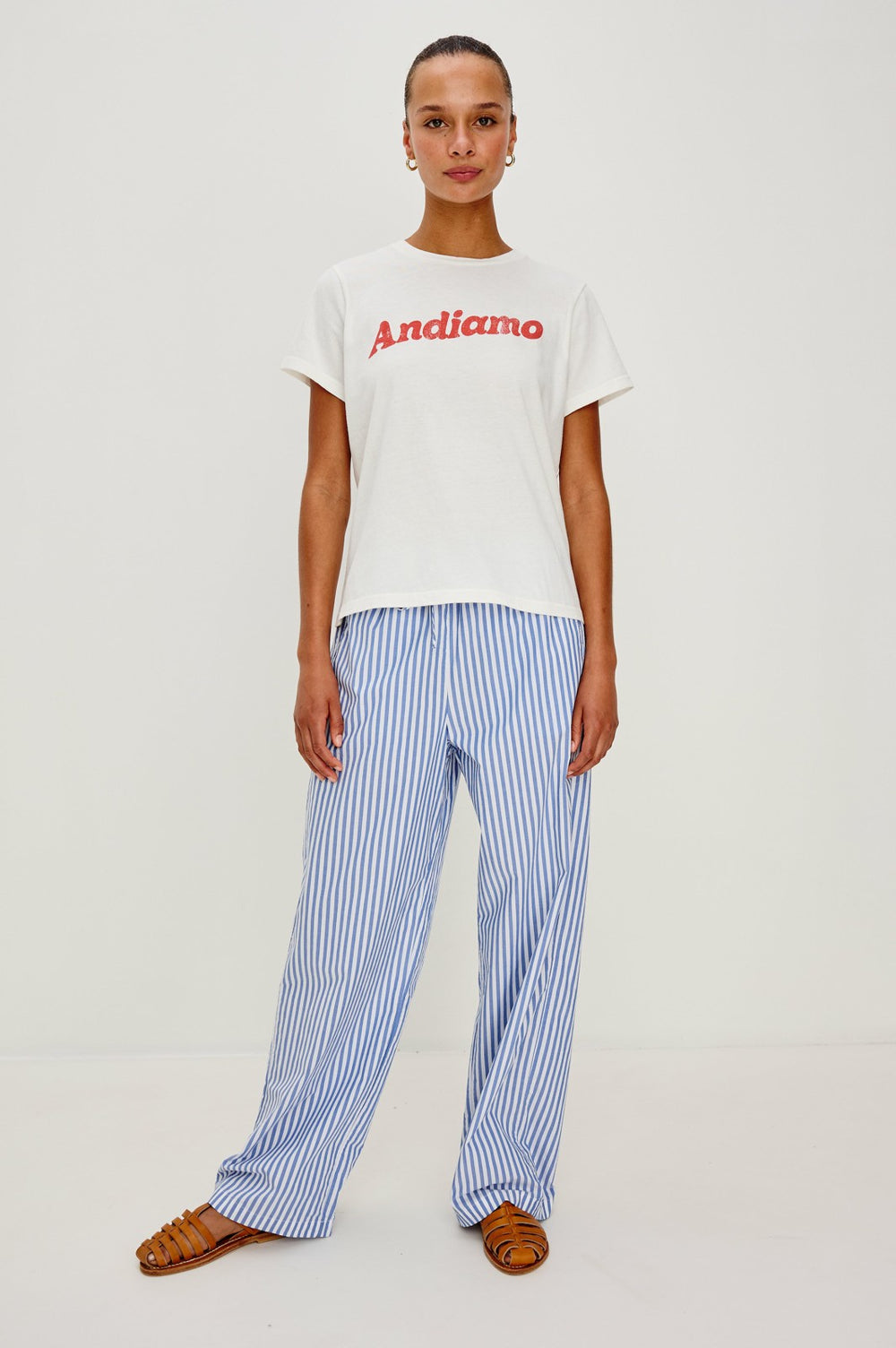 GIADZY X RAILS CLASSIC CREW NECK T-SHIRT - ANDIAMO| Rails US